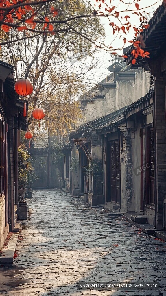 秋色古街