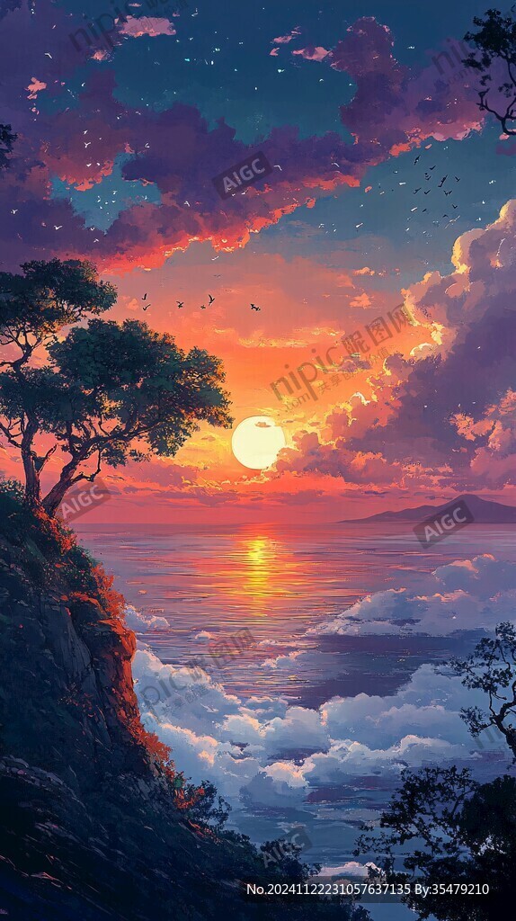 插画唯美风景