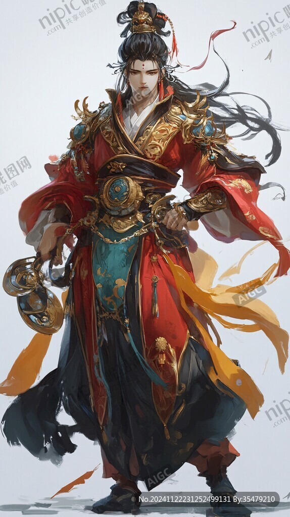 古风男性角色