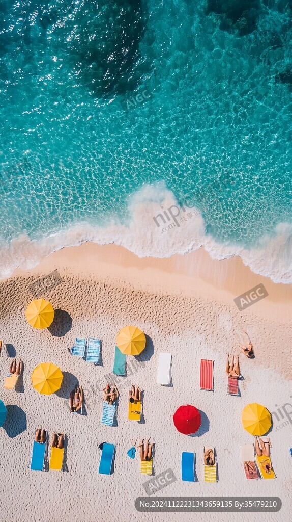 俯瞰海滩