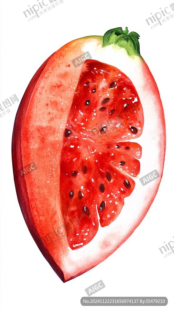 水果插画绘画