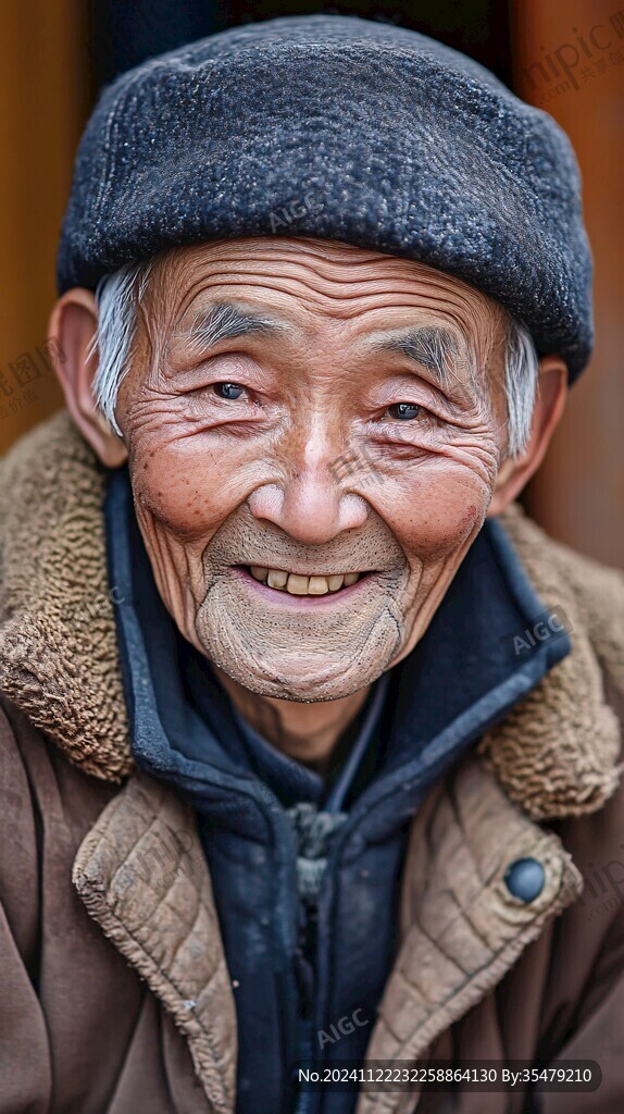 淳朴笑脸