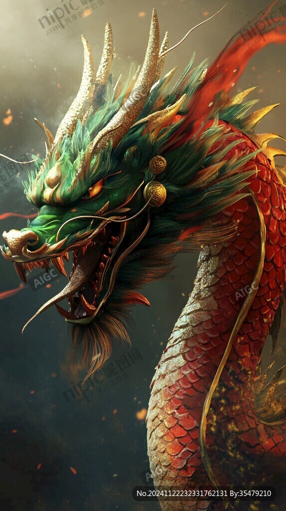 高清唯美双龙戏珠