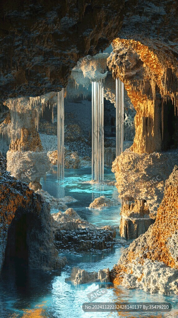 地下河水晶岩洞