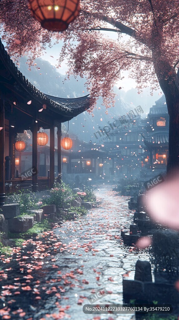 江南意境写真美景庭院