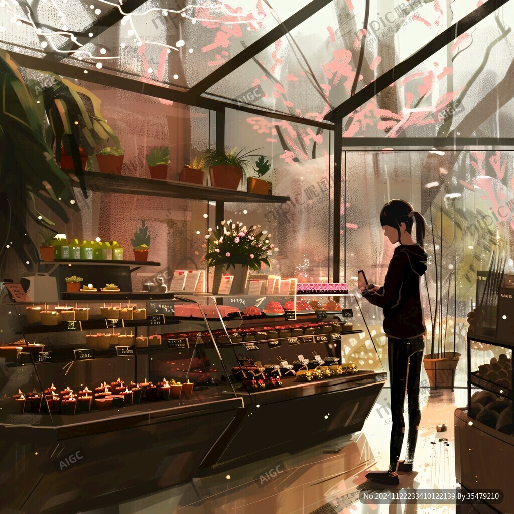 开放式甜品店