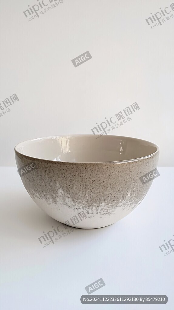 划花水波纹碗