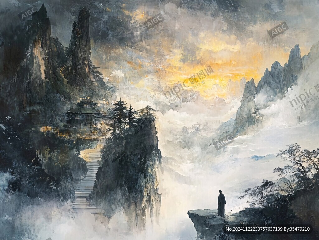 高清古风山水