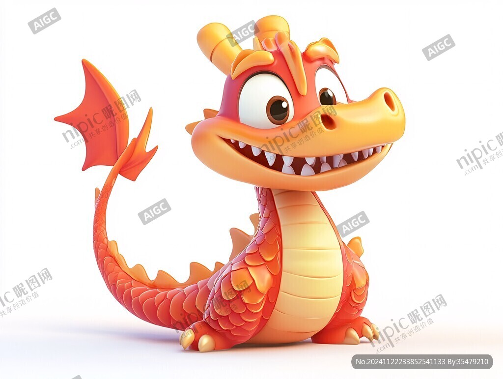 q版龙卡通龙造型