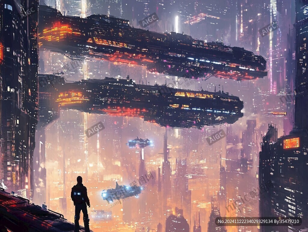 科幻题材插画