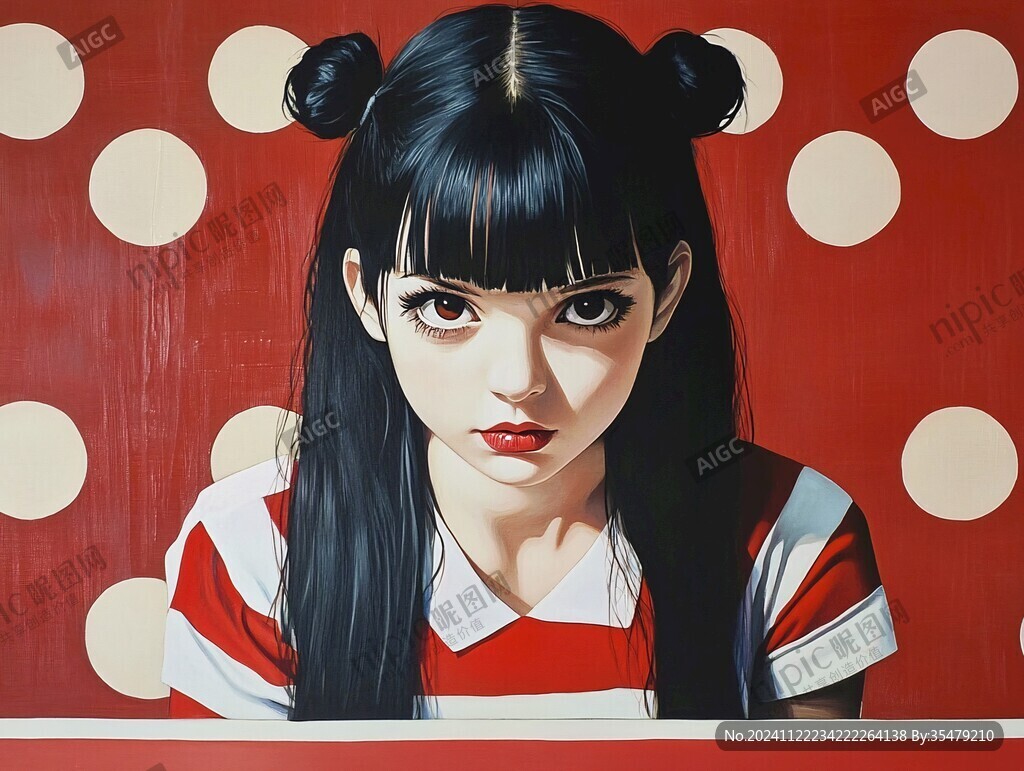 丙烯画人物