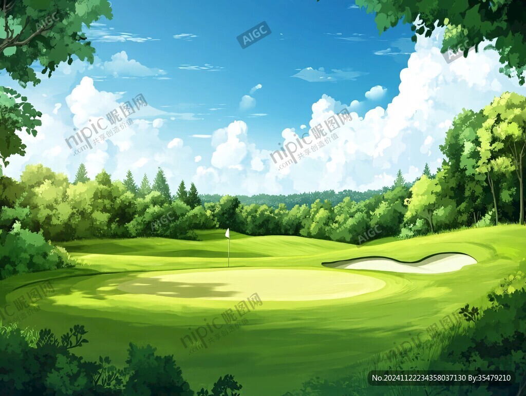 风景场景插画