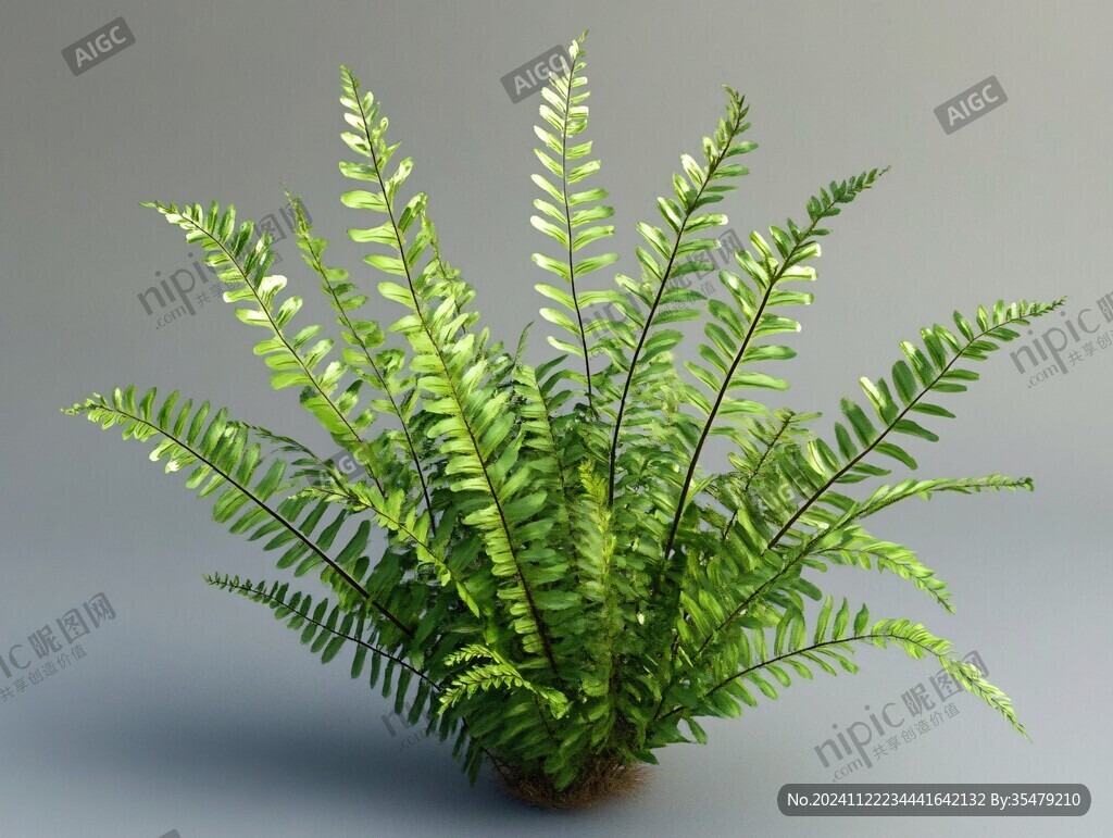 蕨类植物模型
