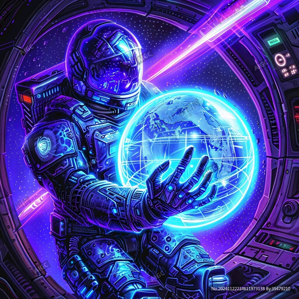 科幻题材插画