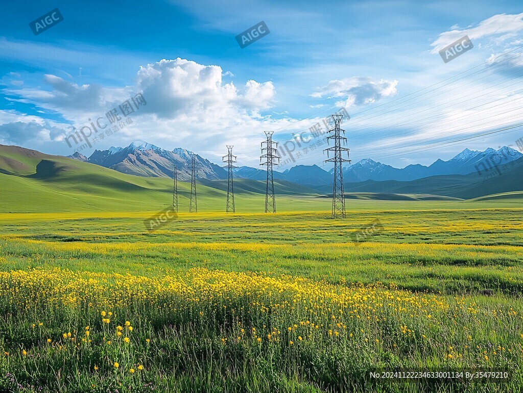 草原输电