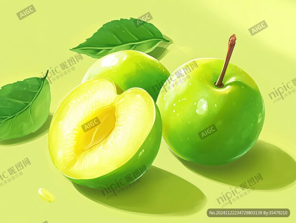 青枣插画