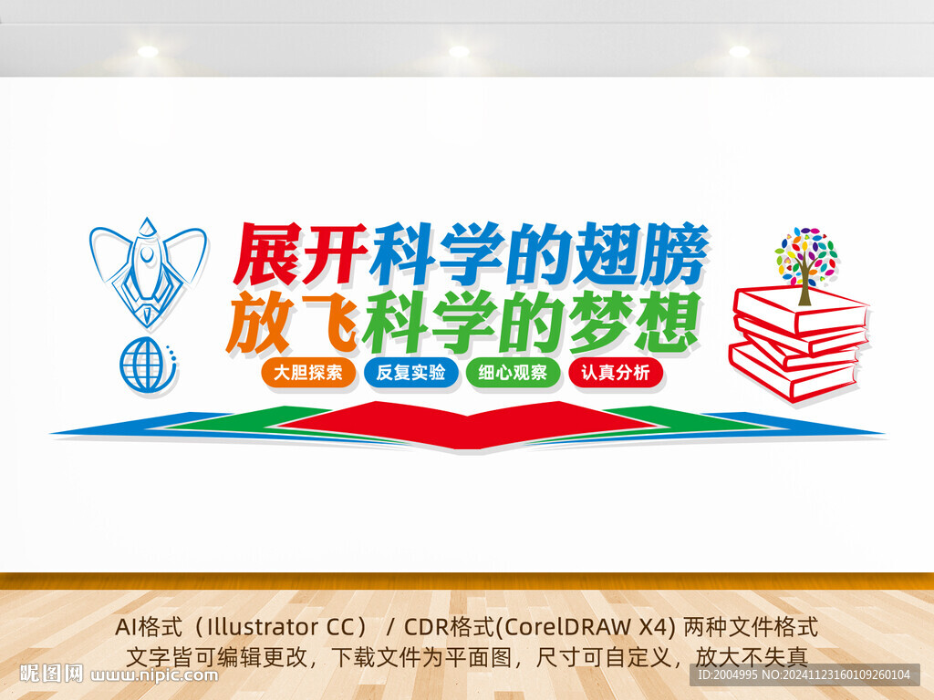 科学室文化墙