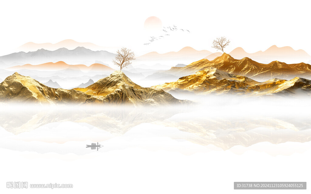 新中式山水画