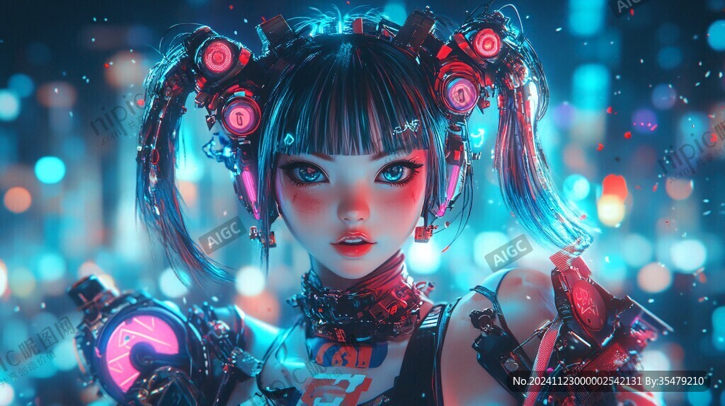 赛博朋克潮流人物