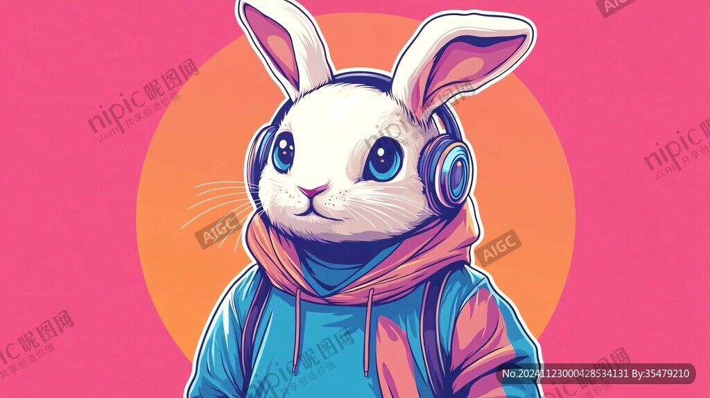 兔年系列插画形象