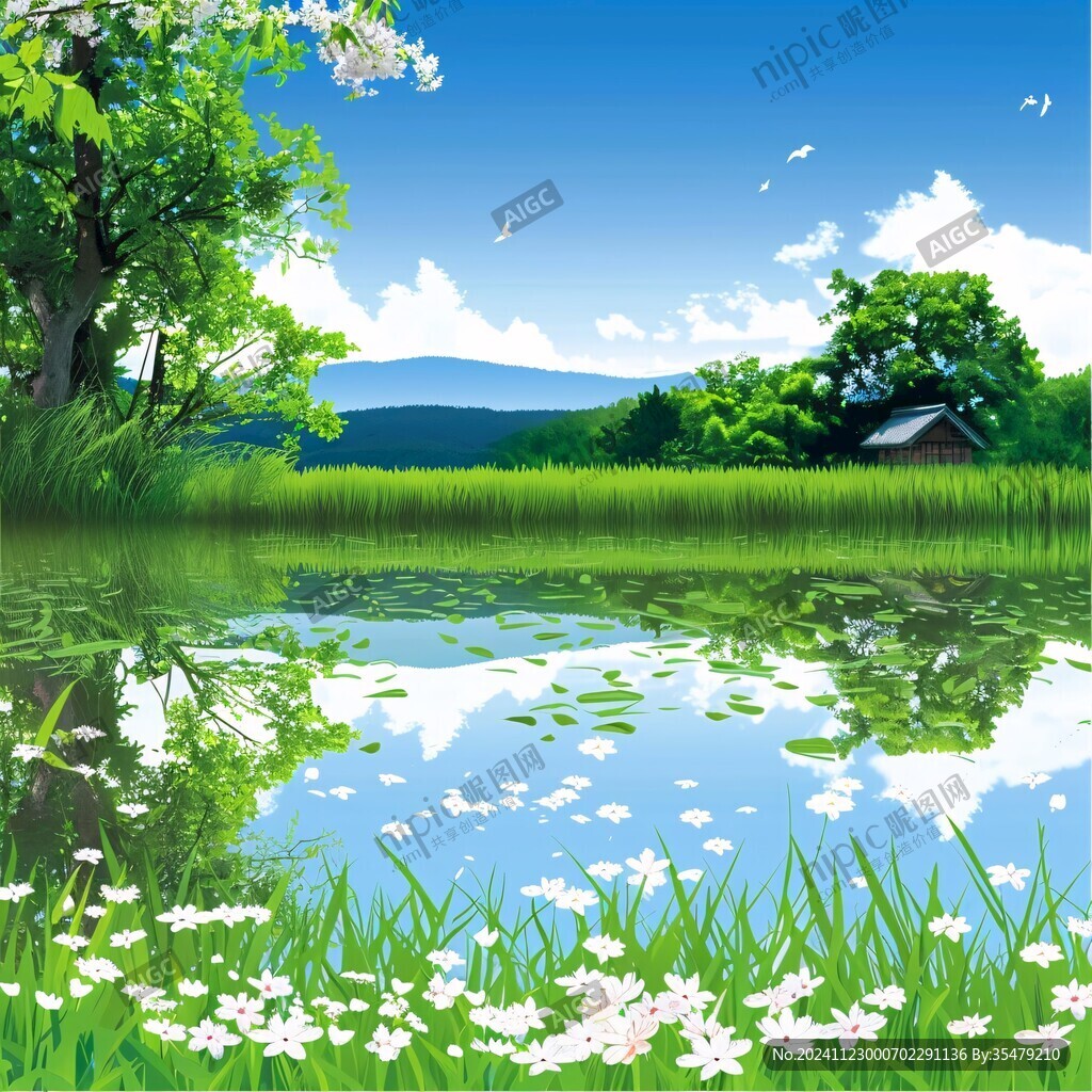 风景春天夏天美景