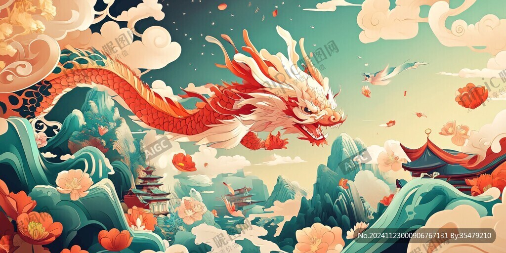 龙年包装插画合集