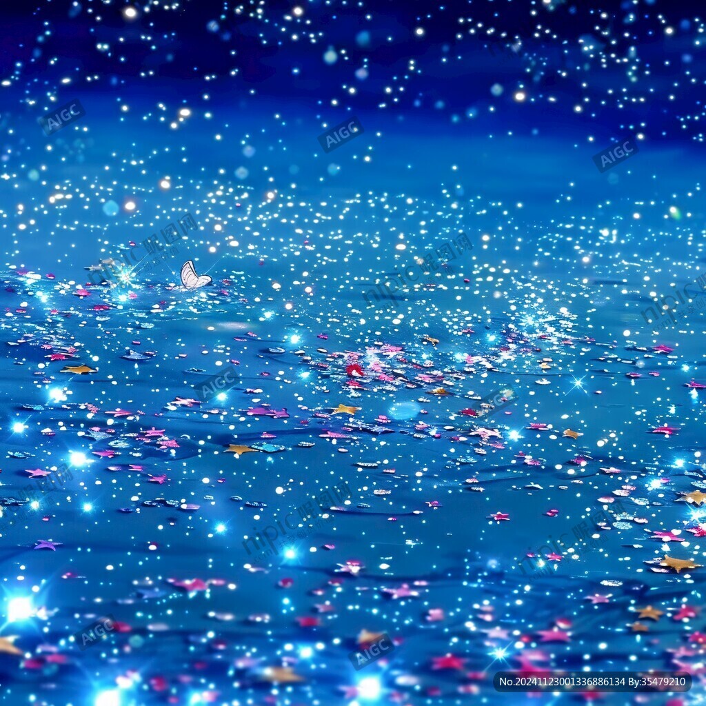 水面星光素材