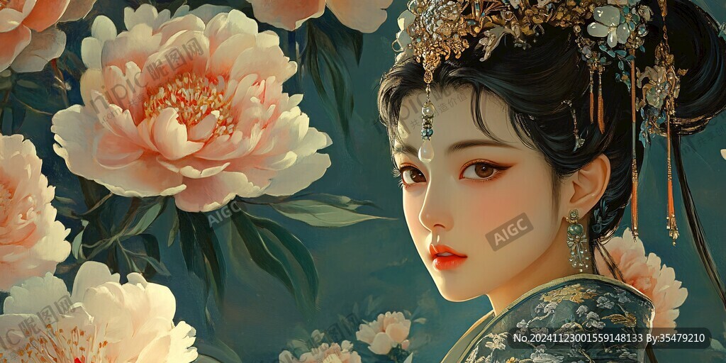 古典美女壁纸