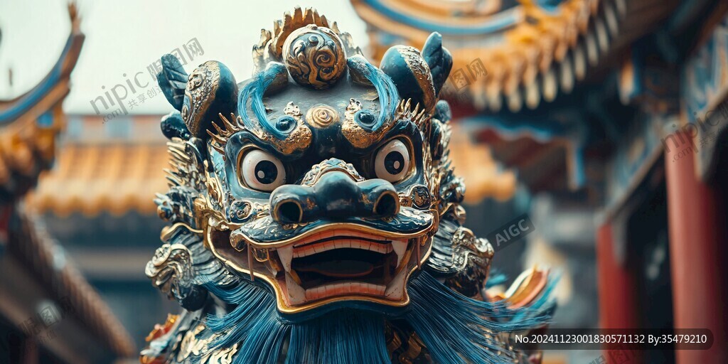 瓦檐鳌鱼尊贵象征