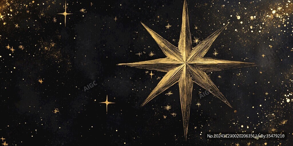 黑金星星