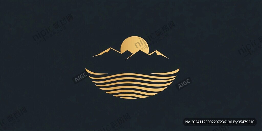 河流山脉logo
