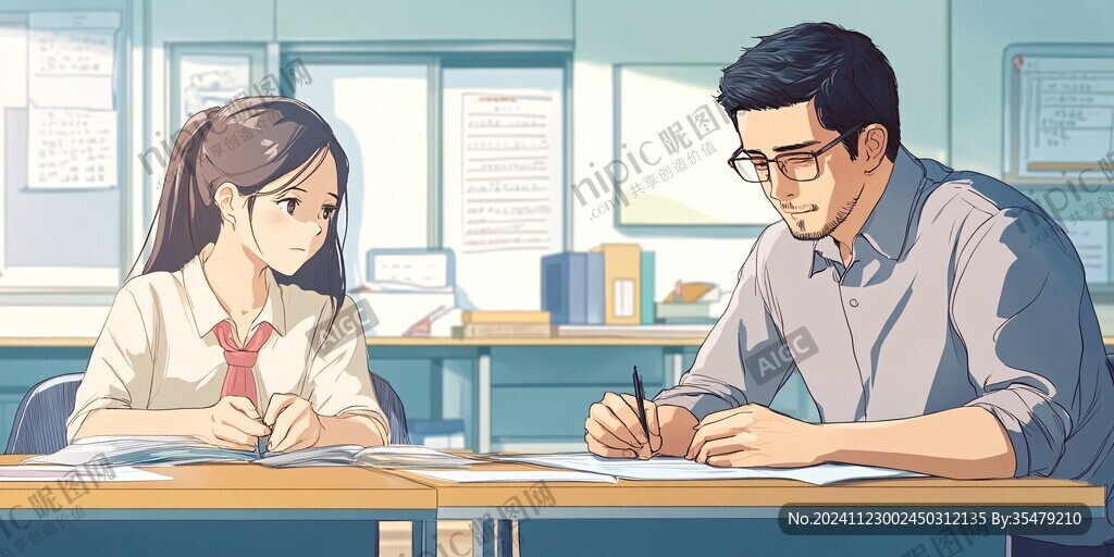 教室插画