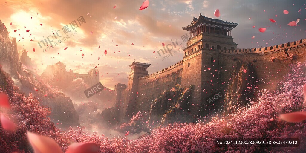 大境门插画