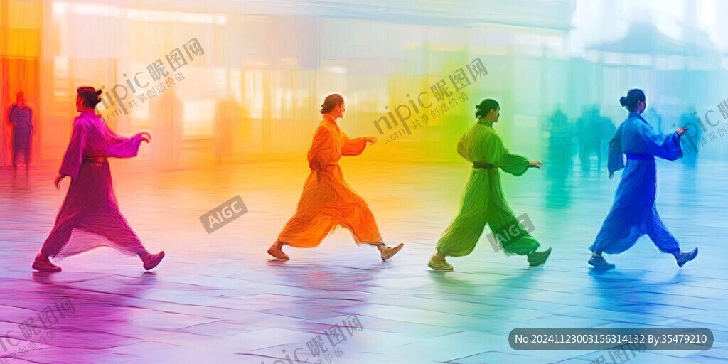 彩色太极