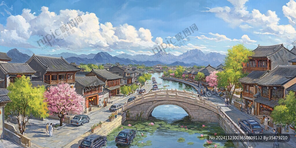 横店插画