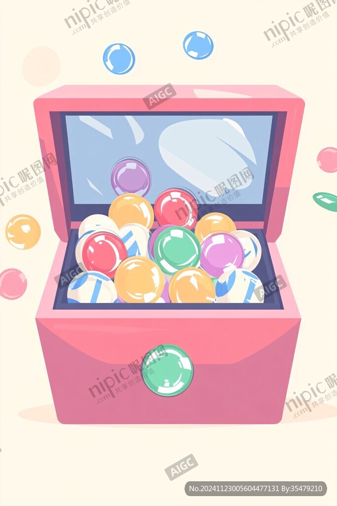 水果箱插画