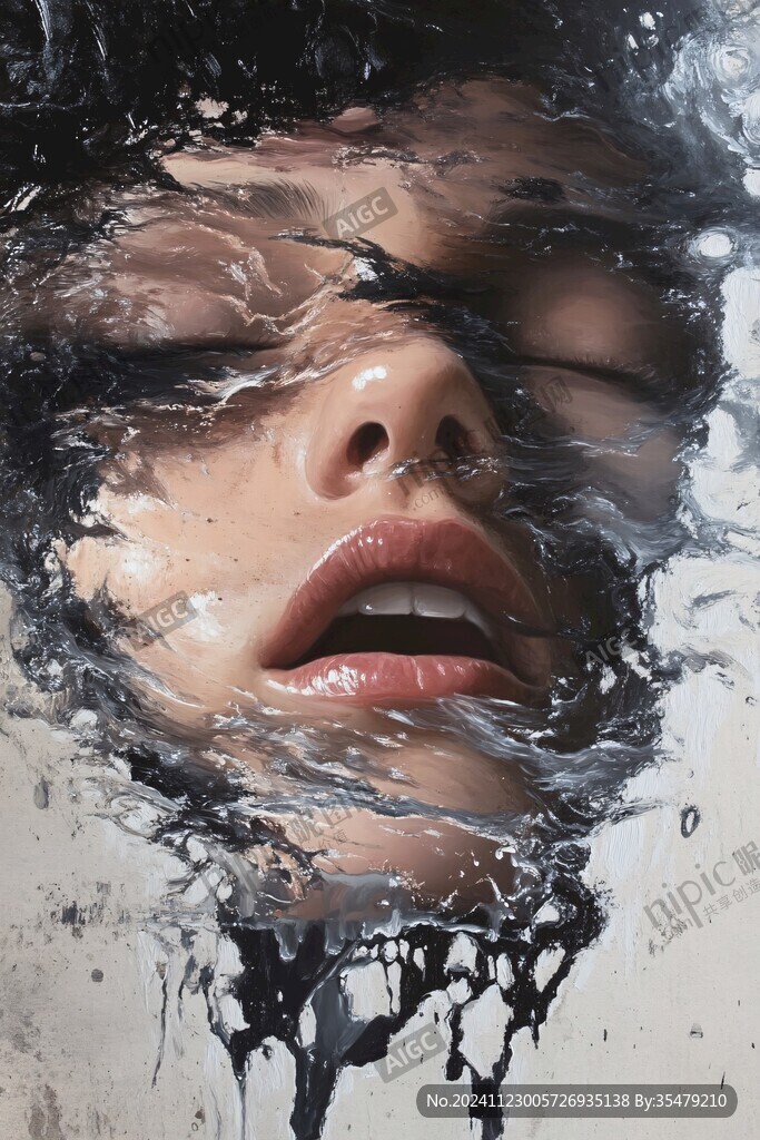 水时装画