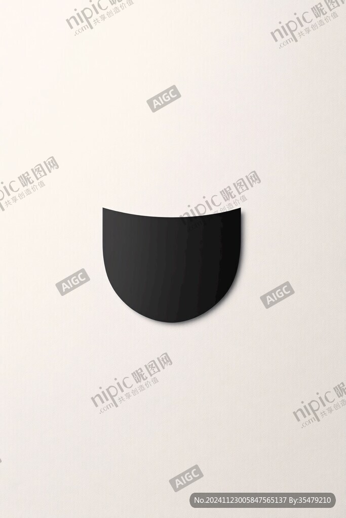 暗黑简约扁平立体