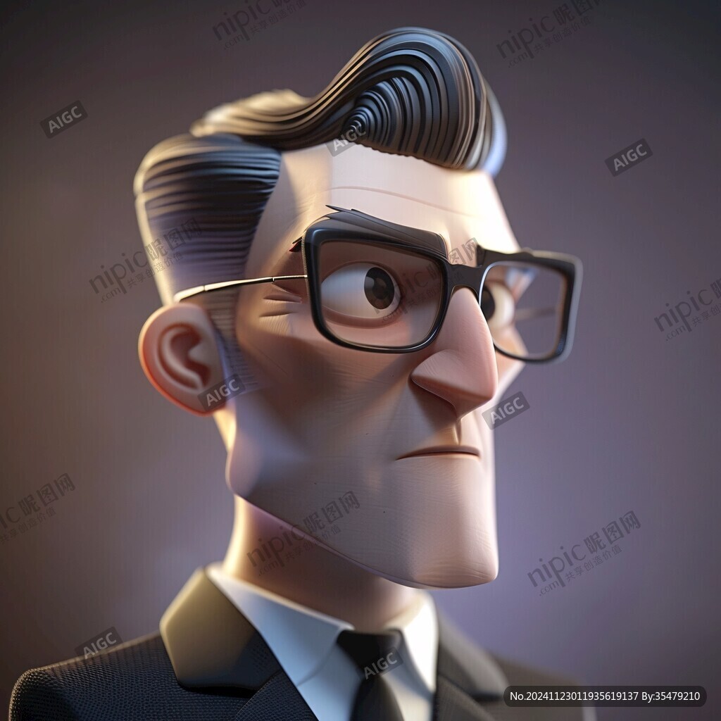 卡通写实漫画人物