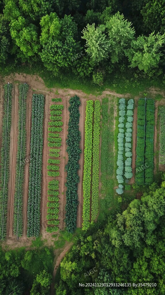 蔬菜基地俯拍
