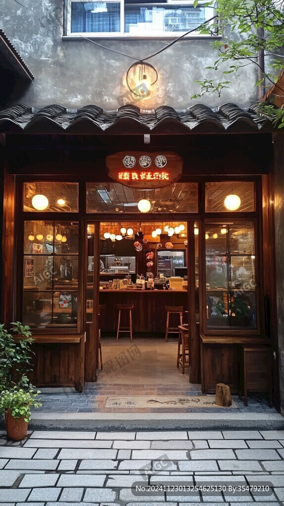 文艺小店门口