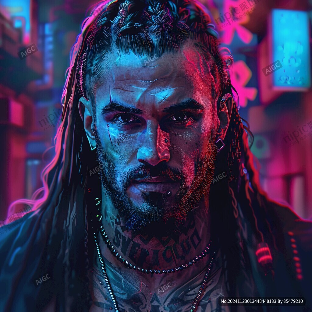 赛博朋克潮流人物