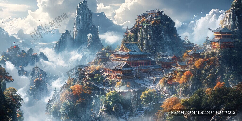 古风仙境天上宫阙