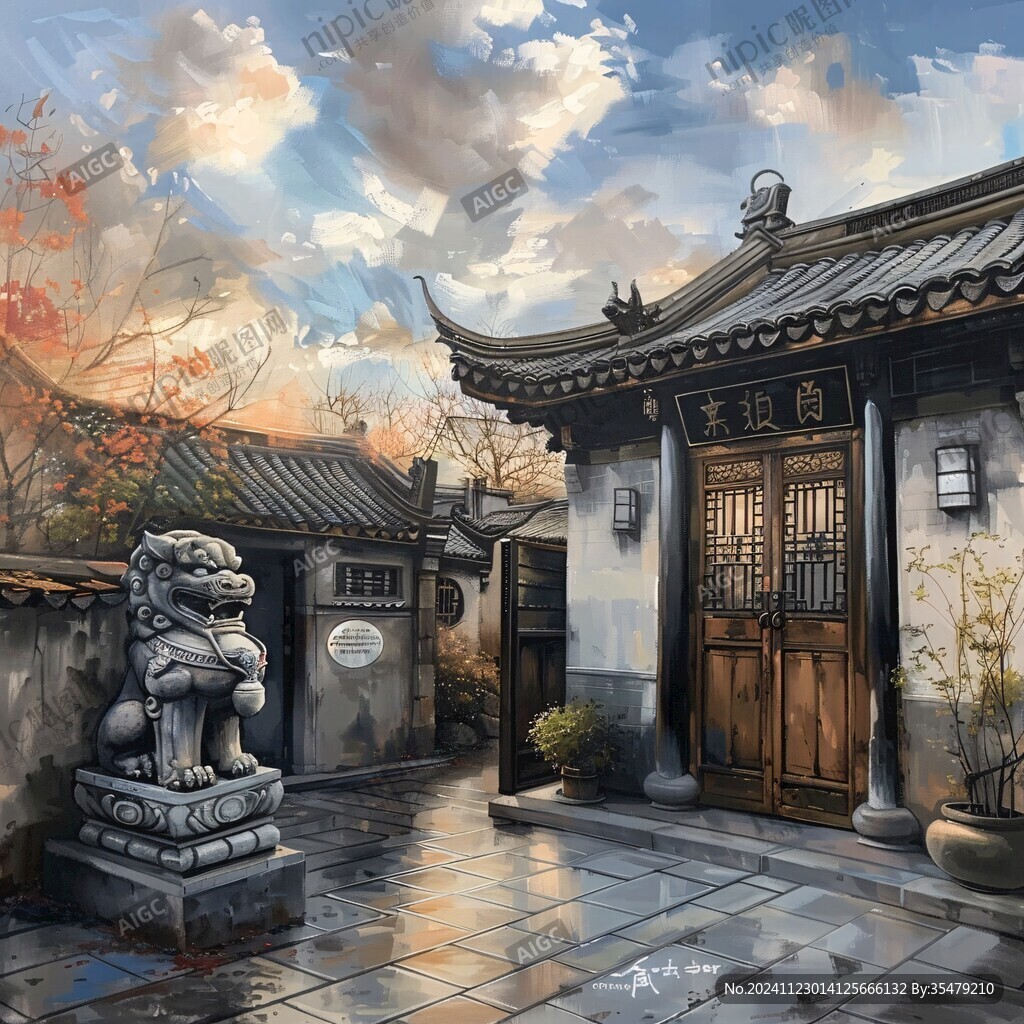 文殊院插画