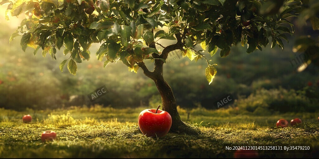 3d苹果树