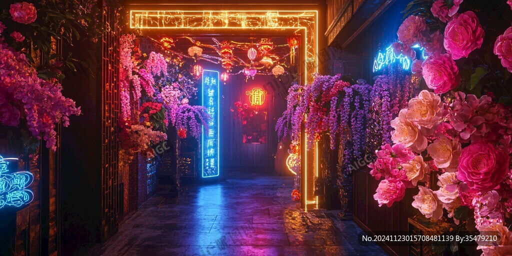 浪漫门头