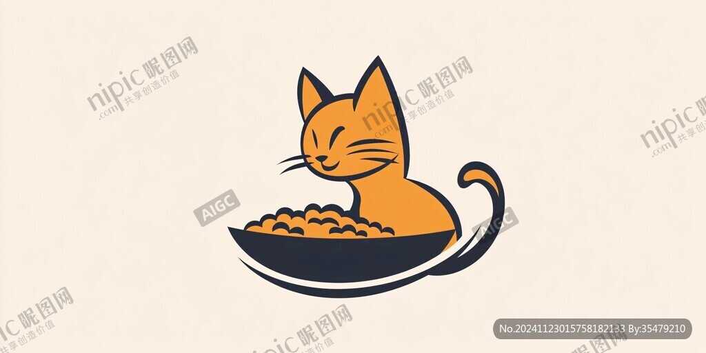 猫粮logo设计