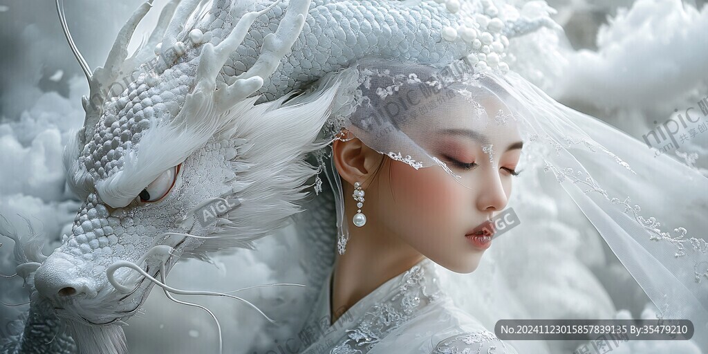 龙头帽美女