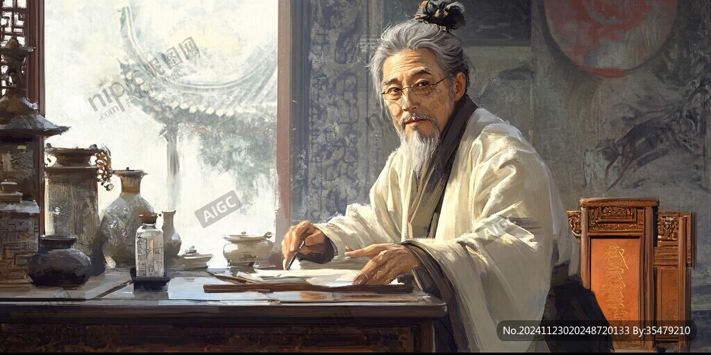 古代名医名医蜡像