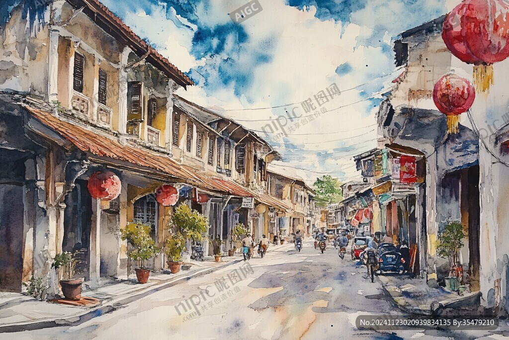 南后街水彩